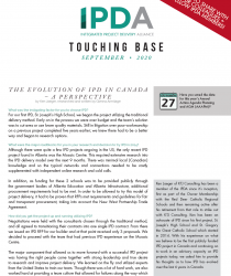 September 2020 - Touching Base