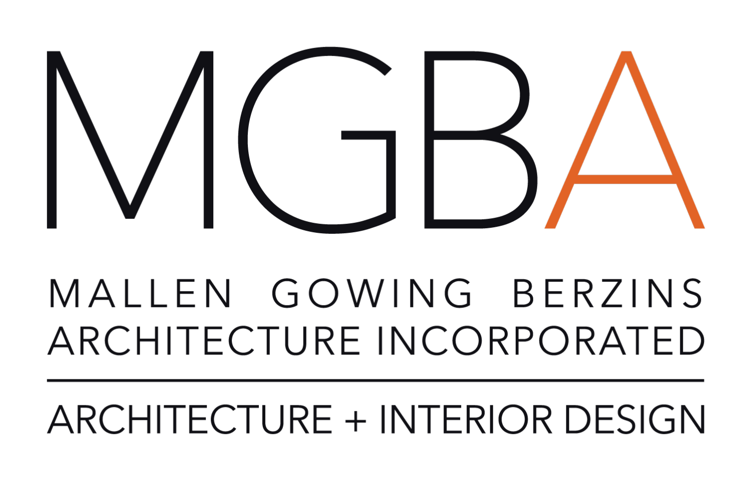 Mallen Gowing Berzins Architecture Incorporated logo